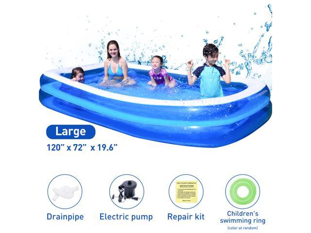 large blow up swimming pools