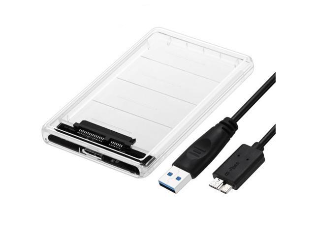 USB 3.0 External Hard Drive Enclosure USB 3.0 Transparent Hard Disk Box USB 3.0 Micro to SATA Hard Disk Box 2TB Hard Drive SSD / HDD