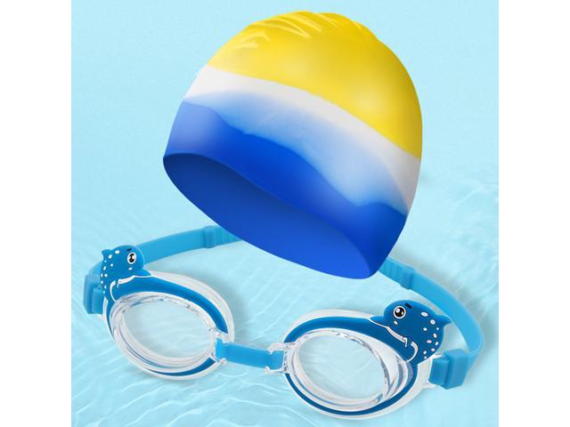 swimming hat and goggles