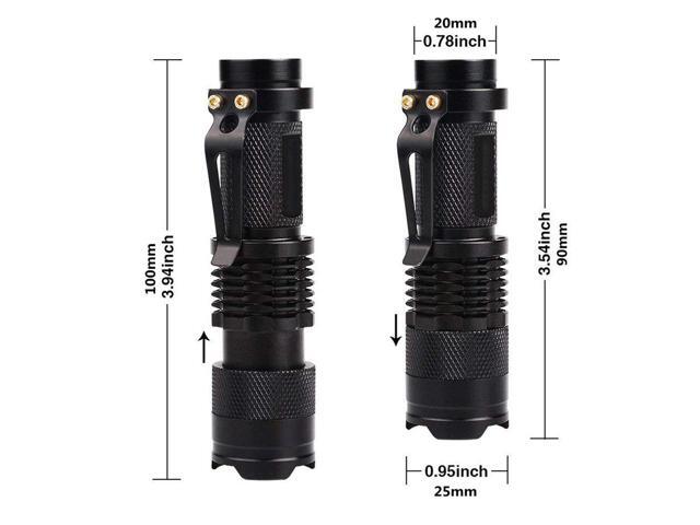 Rechargeable UV Flashlight 5W Detect Scorpion Insect Tracking Forensic Class Special Purpose Industries Ultra Violet Light... 