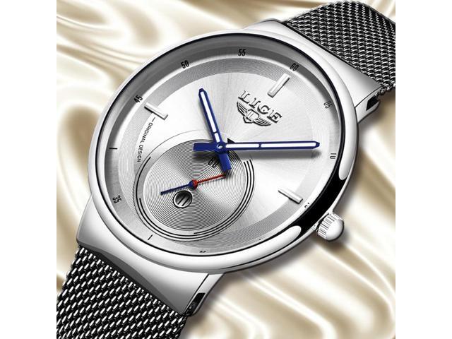 lige luxury quartz watch
