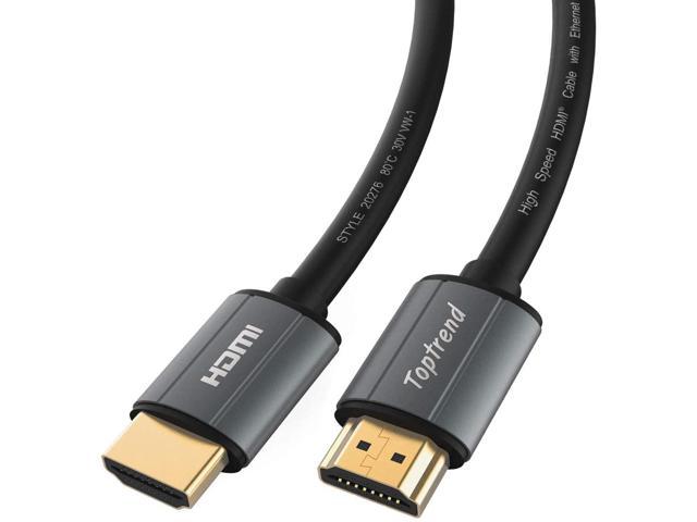 4K HDMI Cable 35ft-HDMI 2.0 Cable 1080p, 3D, 2160p, 4K UHD, HDR, Ethernet and Audio Return(ARC)-CL3 in-Wall installation-26AWG HDMI Cord Compatible for HDTV