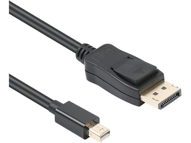 Mini Displayport To Displayport Cable Mini Dp Thunderbolt Compatible To Dp 10 Feet Cable Male To Male Gold Plated Cord Supports Supports 4k 60hz 2k 144hz Newegg Com
