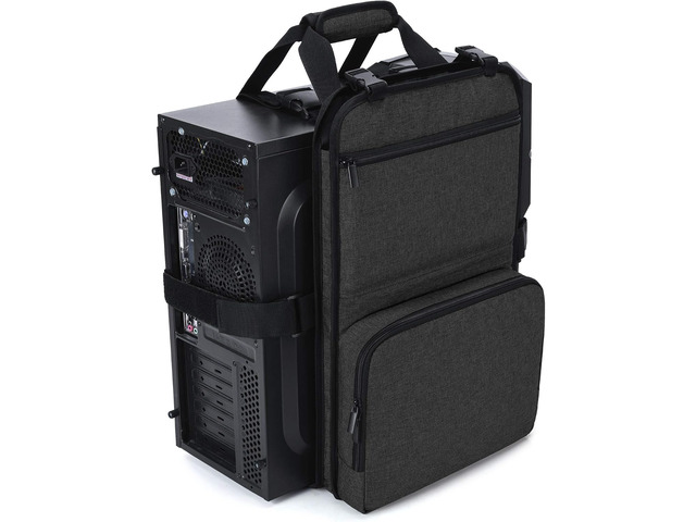 Computer Strapped Body Trunab PC Tower Carrying Strap with Handle, Desktop Computer Case Belt ...