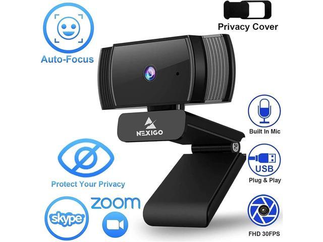 PEGATISAN Webcams,Computer Camera HD 1080P Webcam with Microphone  120°Wide-Angle 2.8 mm Lens USB Camera for Zoom/Skype/Teams