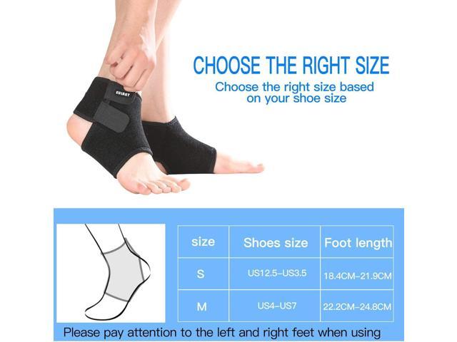 Achilles Tendon Ankle Compression Sleeve for Foot & Ankle Swelling Sborter Kids Ankle Brace 1 Pair for Ice Skating Dance Hiking Running Children Ankle Support Injury Recovery Joint Pain 