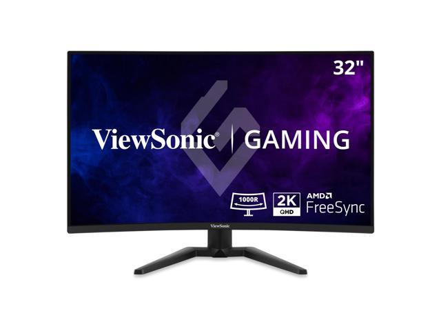 ViewSonic VX3228C-2K 32 Inch 1440p Curved Gaming Monitor with 1ms, 180Hz, FreeSync, Eye Care, HDMI, and DisplayPort Inputs