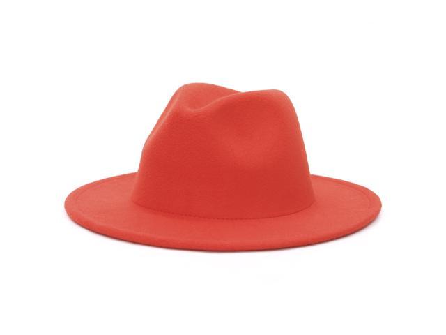 red wide brim hat mens