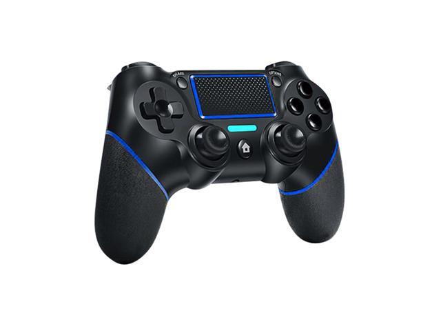 Wireless Gamepad with Touch Panel Joypad Double Shock C200 Gaming Controller Compatible for PS-4 with Dual Vibration Game Remote Control Joystick Compatible PS-4/Pro/Slim/PC Laptop