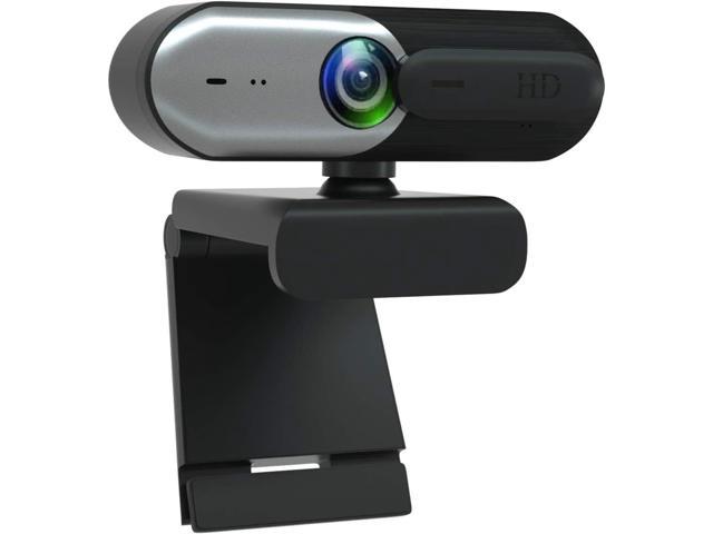 EACH Full HD Webcam 1080p USB Webcam Autofocus Camera HDR Webcam Widescreen with Privacy Cover Video Calling and Recording for Laptop PC Skype Stream Gaming Silver