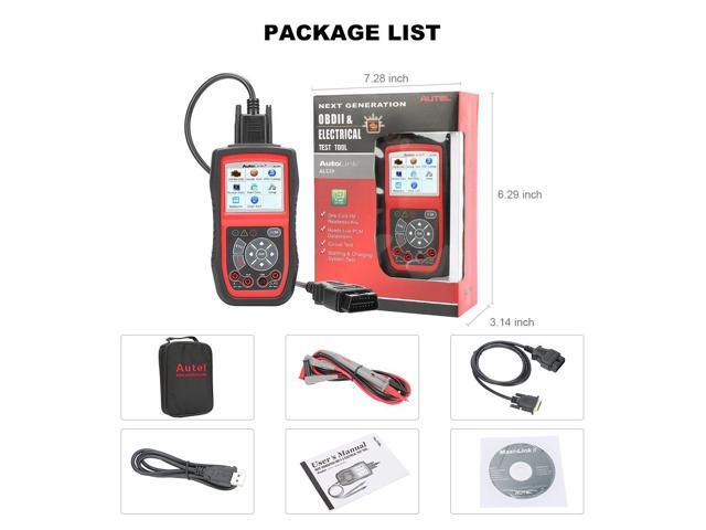 Autel AL539 OBD2 Scanner Car Code Reader Professional Electrical Test Tool Upgraded Version of AL519