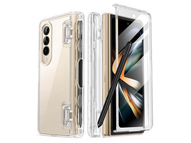 Slim Stylish Protective Bumper Case with Built-in Screen Protector Marble i-Blason Cosmo Series Case for Samsung Galaxy Z Fold 3 Case 5G 2021 