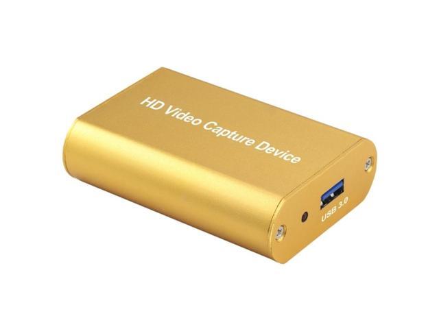 Capture Card HDMI to USB3.0 Capture Box Driver-Game Video Capture 1080P Loop Output Capture,Gold - Newegg.ca Capture Card HDMI to... 