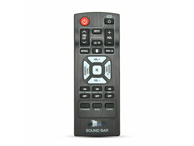LG Sound Bar Remote Replacement - Works With NB2540D, NB2540A, S24A1-W Models