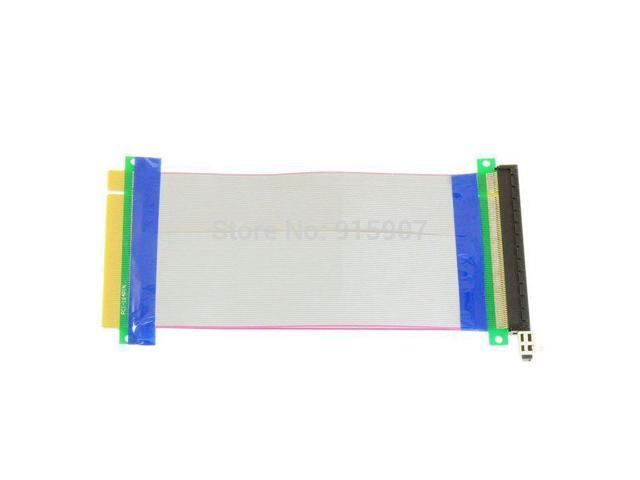 20cm PCI-E Express 16X to 16x Male to Female Riser Extender Card Ribbon ...