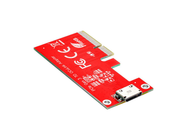 PCIe-Adapter Auf Oculink (SFF-8612) – Für NVMe-SSDs, PCIe 3.0 X4, Inkl. Halterung