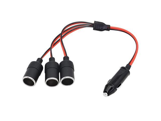 FOR 1pc Car Cigarette Lighter 12v 24v Power Charger 1 to 3 Adapter 3 ...