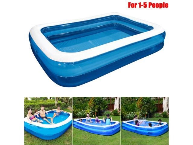 Family Pool-Garden Pool Blue/Green Large Paddling Pool 