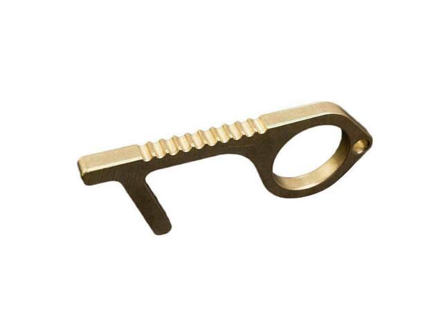 Door Opener Hand Tool No Touch Handle Key Brass Anti-Microbial Multifunctional