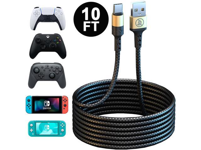 stap in Andrew Halliday hoe PS5 Xbox Series Controller USB C Cable, 10FT Long Type C Fast Charger  Charging Cord for Playstation 5, Xbox Series S/X, Nintendo Switch Pro  Controller & Nintendo Switch Console & Smartphone -