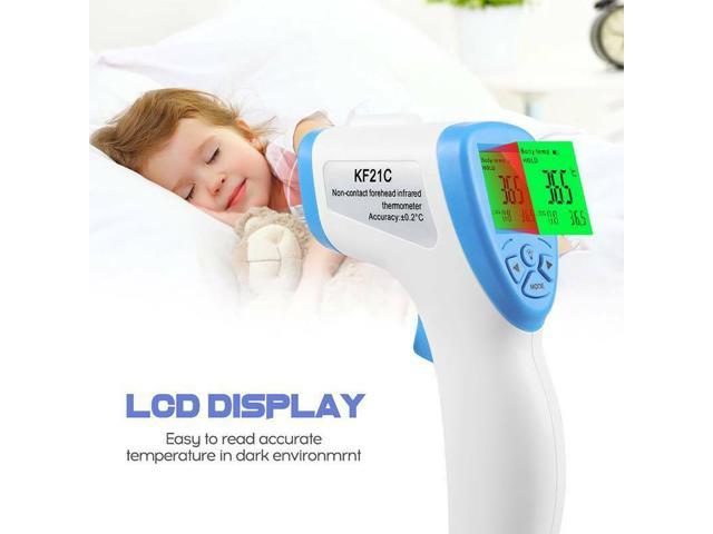 ALERTCARE Forehead Thermometer for Adults Non Contact Infrared Thermometer with LCD Display for Adults Kids Toddler Baby /& Infant Built-in Fever Alarm Fast Accurate Reading Clinically Tested