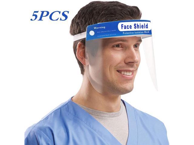SAFETY FACE SHIELD CLEAR SPASH PROOF ANTI-FOG PROTECTOR WORK INDUSTRY FULL  FACE