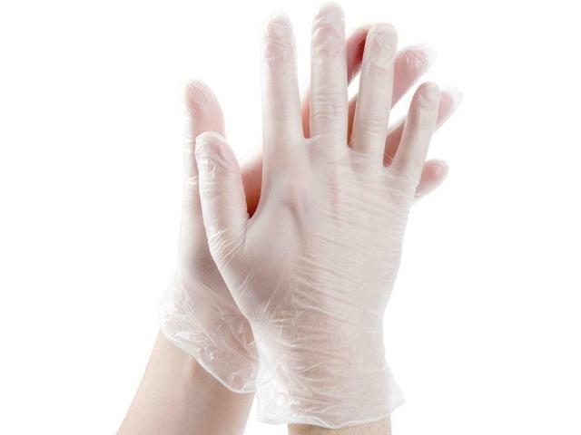 clear medical gloves