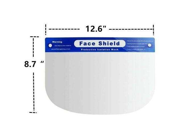 1pcs Safety Full Face Shield Clear Protector Work Industry Dental Anti-Fog