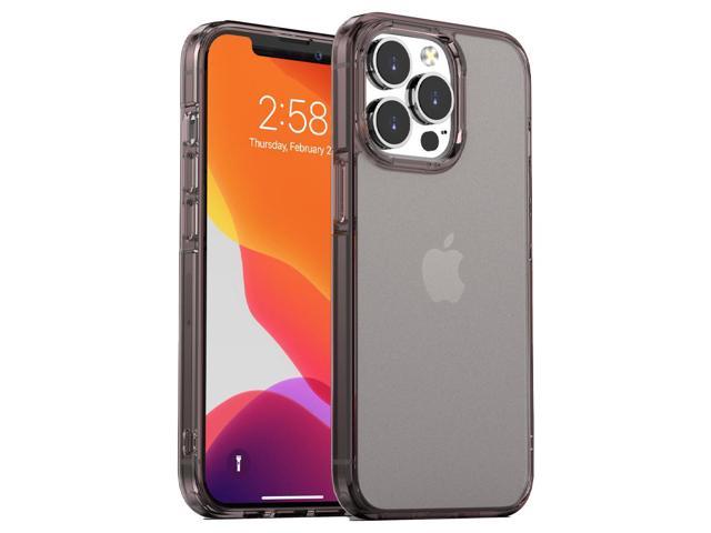 ROME CARE Hard Case For iPhone 13 Series, iPhone Drop-Proof Case, Clear Phone Case, Scratch-Proof Protective Case For iPhone 13 Series(Black)
