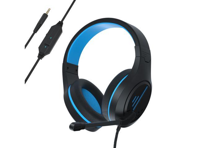 PC Gaming Headset with Mic, PS4 Gaming Headset,Stereo Gaming Headphone for PS4, Xbox One, Nintendo Switch, PC, Mac, Laptop, Android,Smartphone, Tablet(MH601/BLUE) …