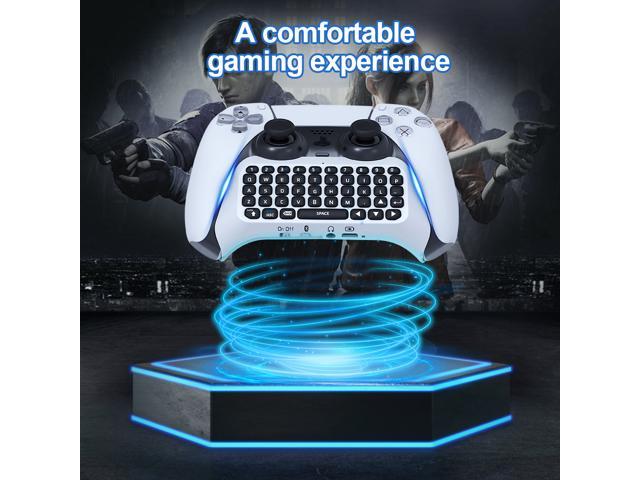 Wireless Keyboard Chatpad for PS5 Controller, Bluetooth 3.0 Chatpad  DualSense Controller Accessories for Playstation 5 Keyboard & Gaming Live  Chat 