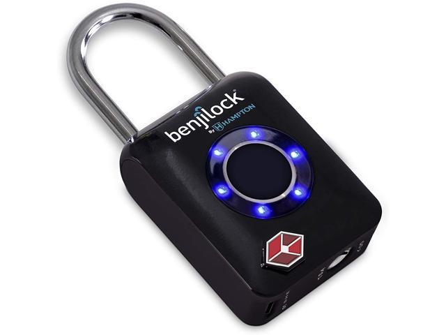 Used - Good: BenjiLock® By Hampton TSA Approved Fingerprint Padlock - Matte  Black 