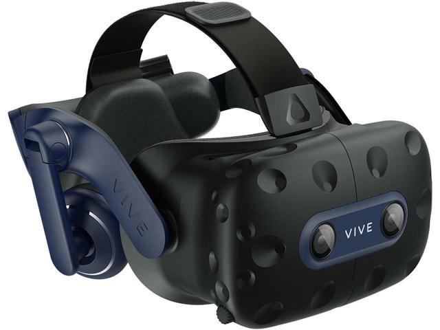 HTC 99HASW001-00 VIVE Pro 2 3D Virtual Reality Headset - 4896 x 2448 - 120  Hz - 120-Degree - Bluetooth - Windows 10 Required - Black