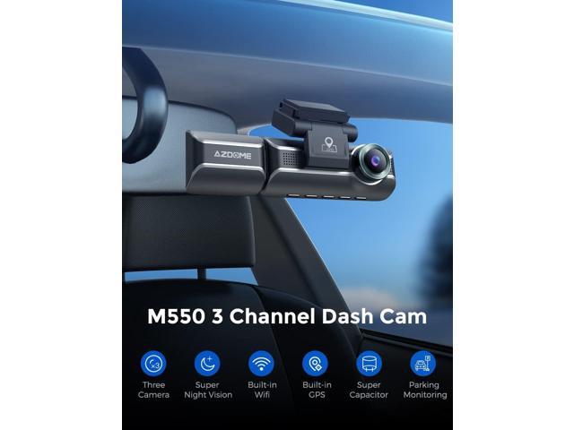 azdome m550 dash cam 3 channel