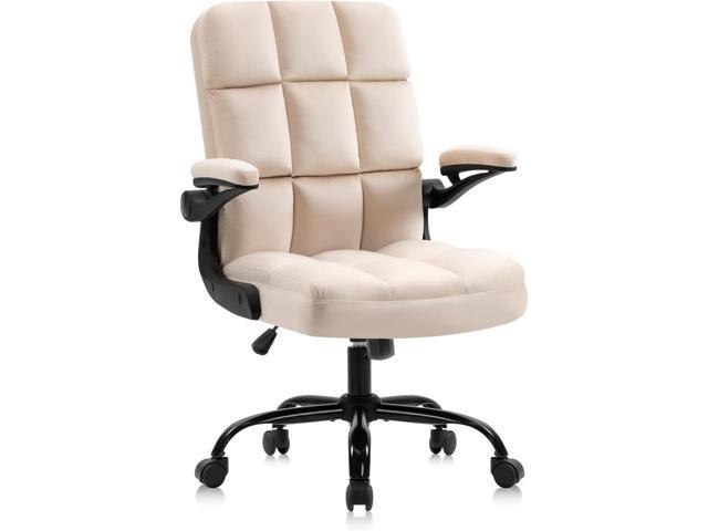 fabric desk chairs with arms and wheels