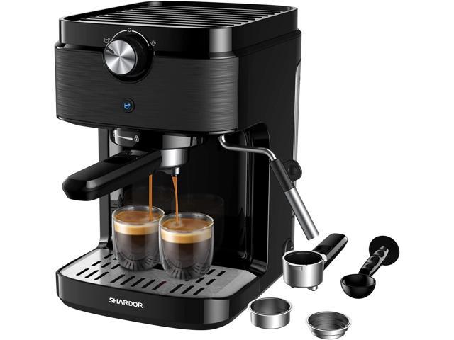 Ihomekee Espresso Machine Coffee Makers 15 Bar Cappuccino Machines with Milk  Frother for Espresso/Cappuccino/Latte/Mocha for Home Brewing 1350W 