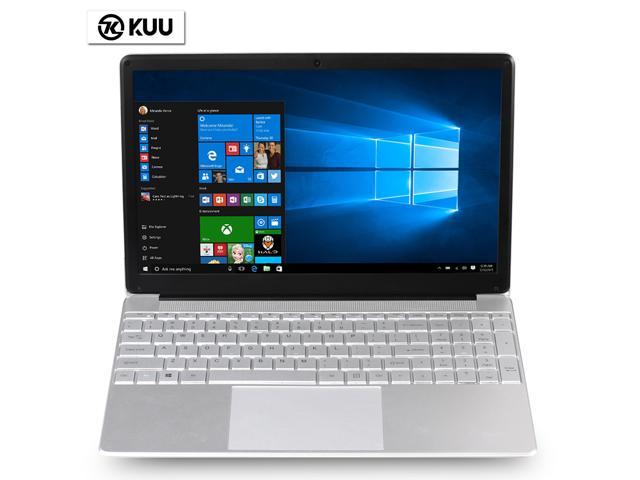 KUU-A8S 15.6inch Silver Laptop Intel Celeron Processor J3455 Up to 2.3GHz 8GB DDR3 RAM 512GB SSD Windows 10 Office Work Notebook Computer