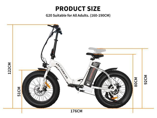 AOSTIRMOTOR G20 500W Electric Bike for Adults , 20