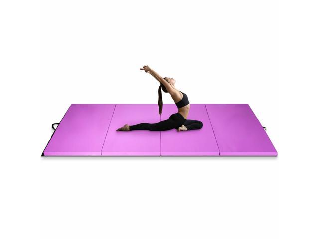 purple gym mat
