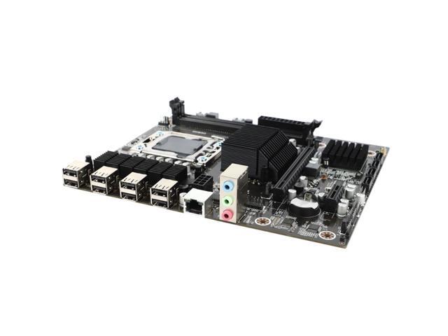 X58 LGA1356 Motherboard DDR3 1333 1600MHz SATA2.0 ATX Mainboard Support ...