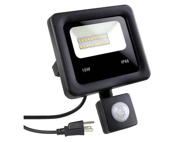 1x 30W LED Flood Light PIR Motion Sensor Warm White Outdoor Spot Garden Lamp 