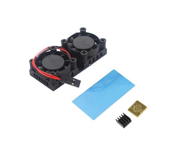 Pi Dual Fan With Heat Sink Ultimate Double Cooling Fans Cooler Raspberry Pi 3 B+ Plus Or 3B - Newegg.com