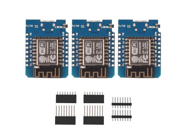 3 Pcs ESP8266 ESP-12F D1 Mini Modules 4M Bytes WLAN Wifi Internet ...