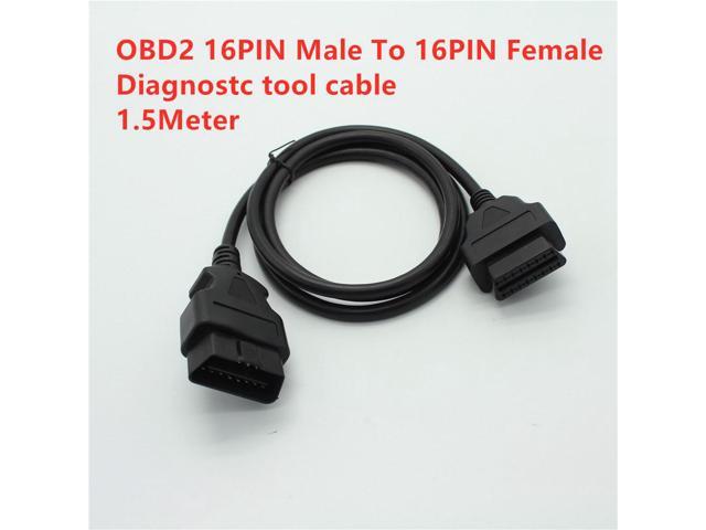 Car Diagnostic Cable Obd2 Obd Extension Cable Obd 2 16pin Male To 16pin Female Obd Ii Connector 6333