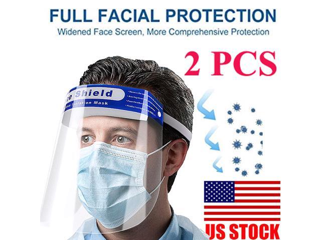 Safety Full Face Shield Reusable Washable Protection Cover Face Mask Anti-Splash