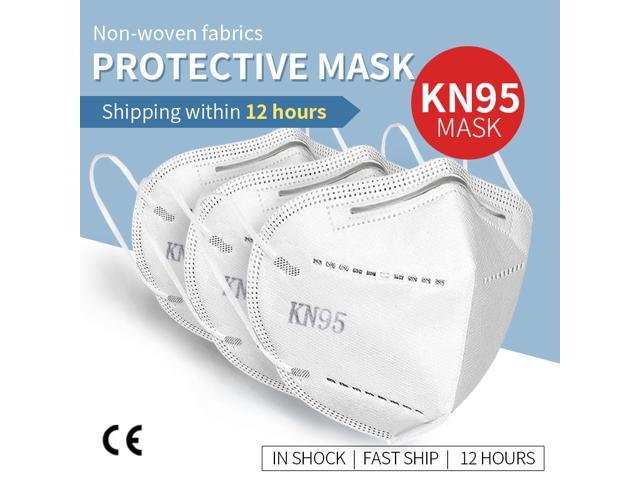 100 Pcs Kn95 Face Mask Breathable Ffp2 N95 Kn95 Mask Ce Certified Dust