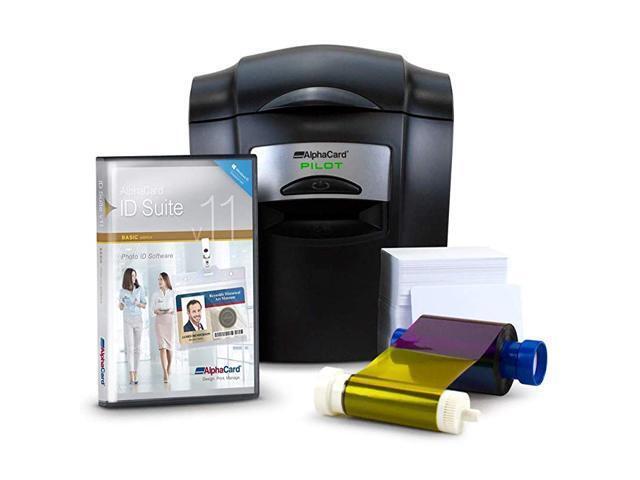 alphacard pilot id card printer
