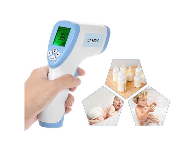 Digital Lcd Non Contact Ir Infrared Thermometer Forehead Body Surface Temperature Measurement Data Hold Function