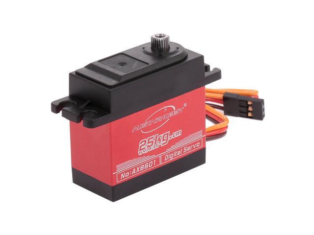 2pcs AUSTARHOBBY AX8601 Digital Servo 25KG Metal Gear High Torque AX8601 