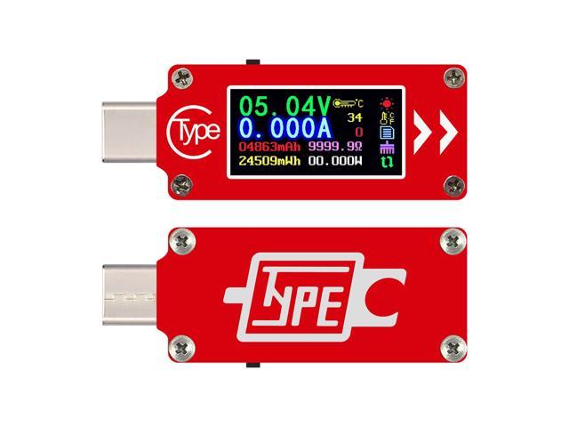 USB Multimeter Voltage Current  Tester with Bluetooth Type-C PD Ammeter Detector